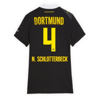 Borussia Dortmund Nico Schlotterbeck #4 Maglia Gara Trasferta Repliche 2026-27 Donna Maniche Corte
